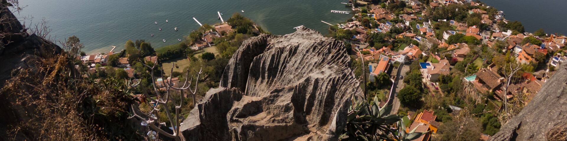 La Pena View Point in Valle de Bravo Mexico