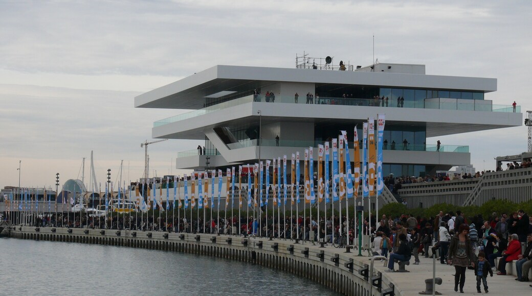 Imatges de Valรจncia en 2010, durant la 33 Copa de l'Amรจrica de Vela.