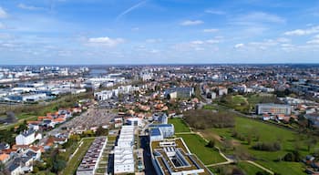 Photographie aérienne de la ville de Reze en Loire Atlantique