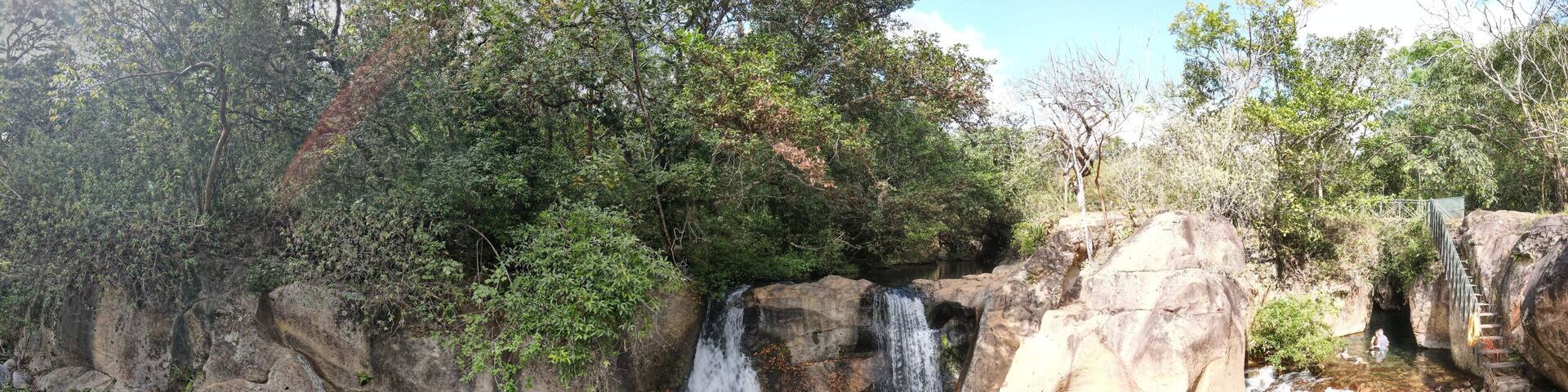 Waterfalls and Pristine Rivers in the Rincon de la Vieja National Park in Guanacaste in Costa Rica