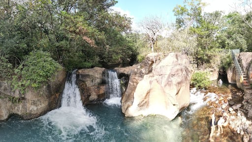 Waterfalls and Pristine Rivers in the Rincon de la Vieja National Park in Guanacaste in Costa Rica