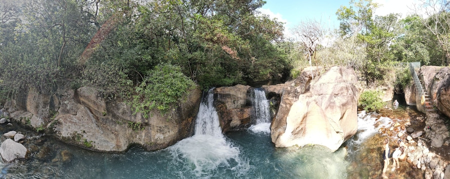 Waterfalls and Pristine Rivers in the Rincon de la Vieja National Park in Guanacaste in Costa Rica