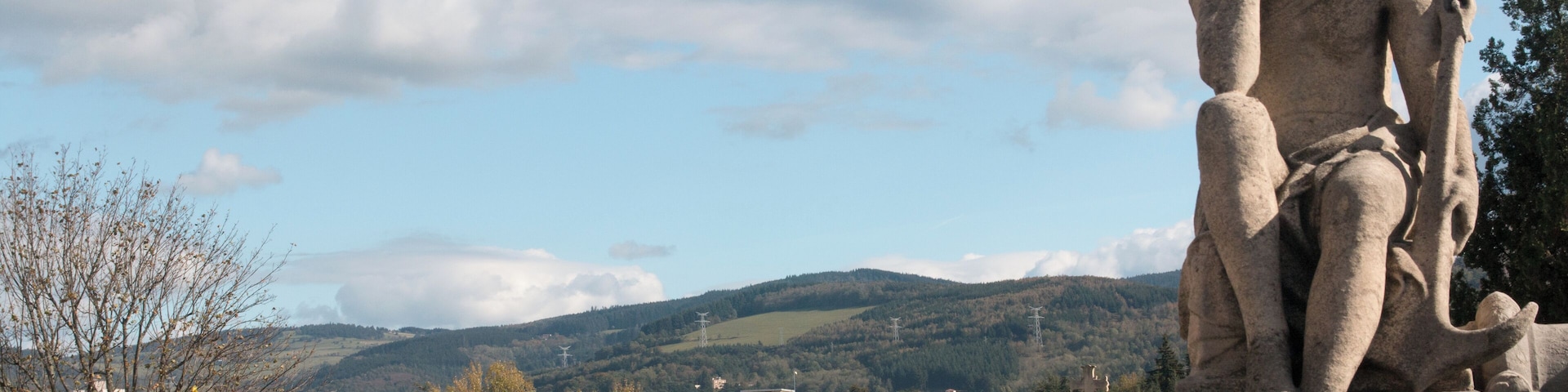 The Pilat seen from the Cemetery of Vivaraize.