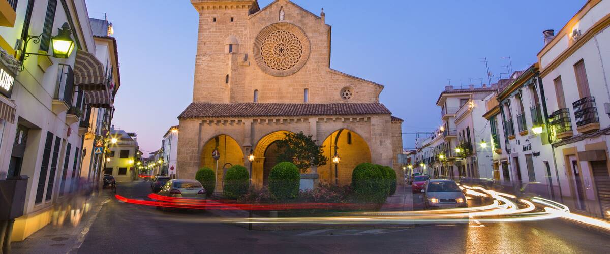 CORDOBA, SPAIN - MAY 27, 2015: The gothic - mudejar church Iglesia de San Lorenzo