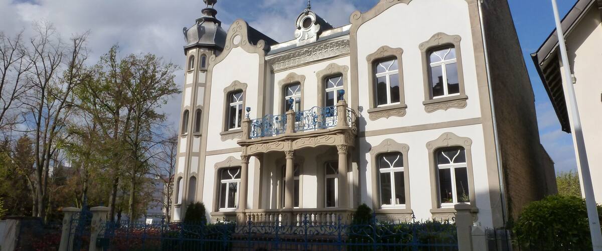 Villa Brejcha à Neudorf (Strasbourg. Immeuble Jugendstil