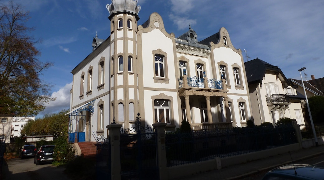 Villa Brejcha à Neudorf (Strasbourg. Immeuble Jugendstil
