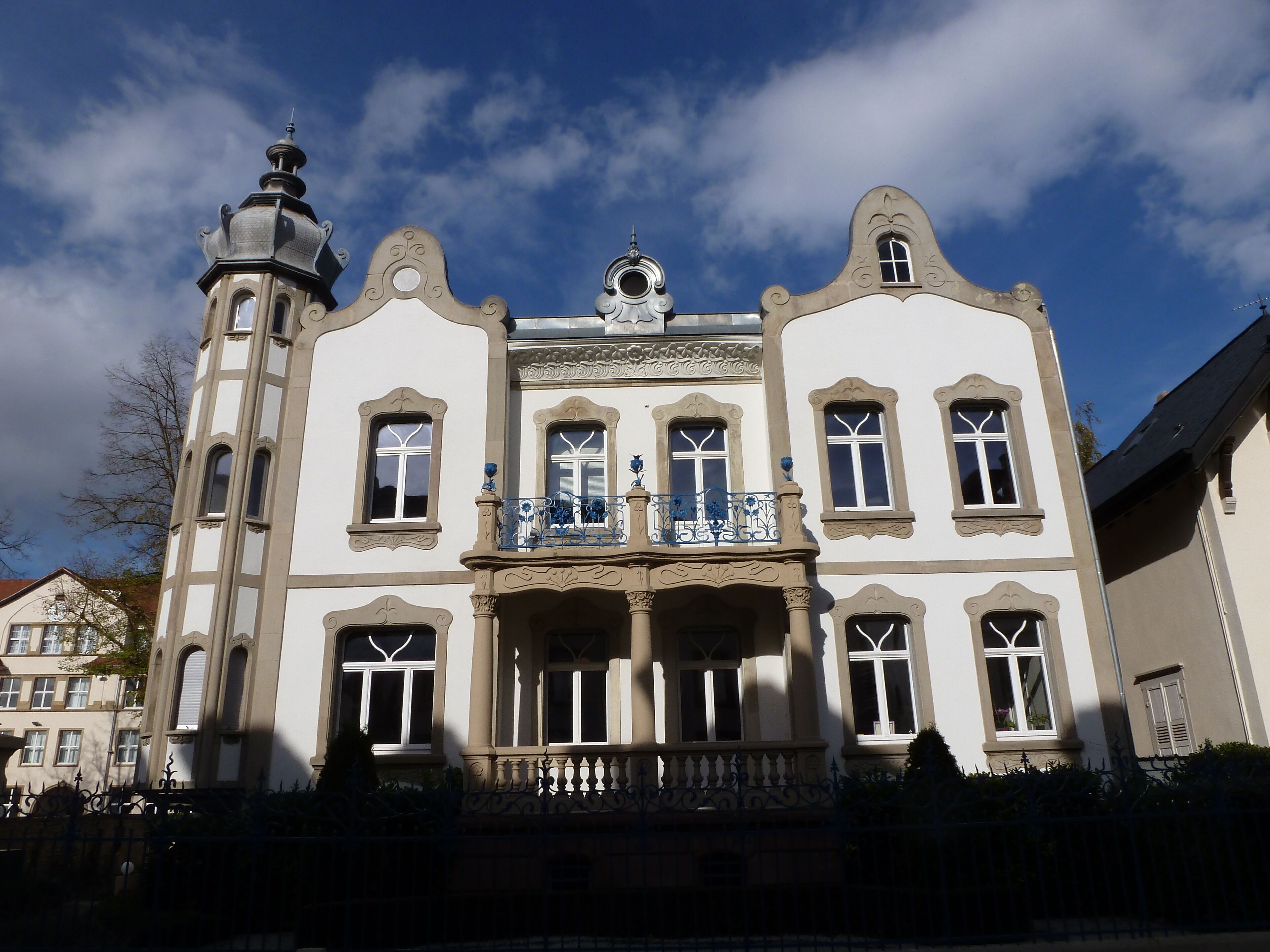 Villa Brejcha à Neudorf (Strasbourg. Immeuble Jugendstil