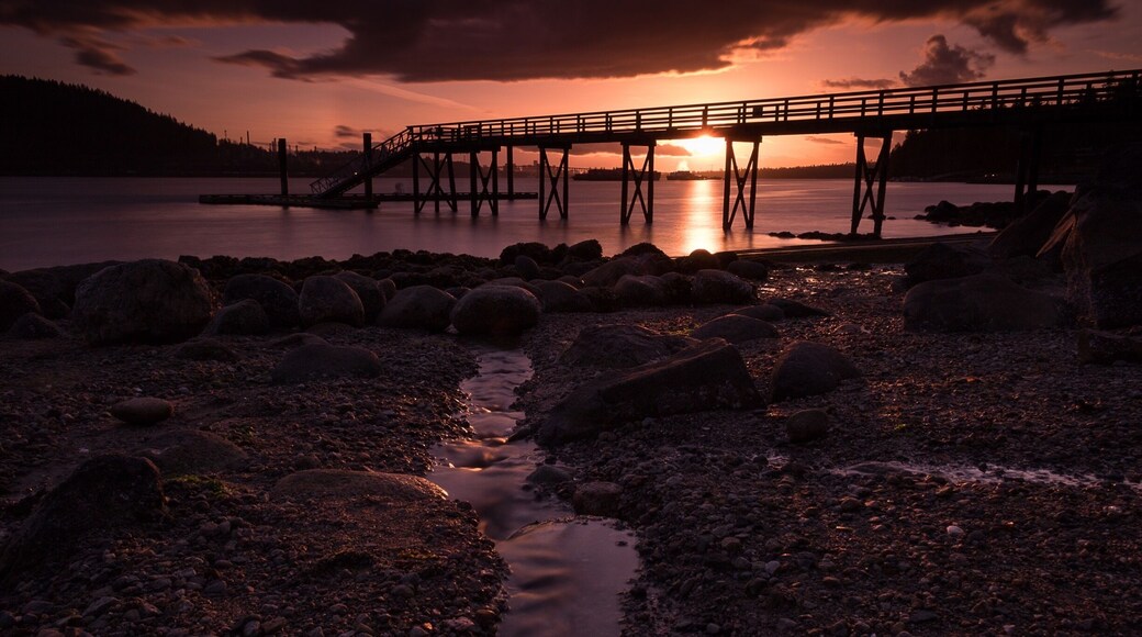 Amazing sunset in Cates Park, North Vancouver!!