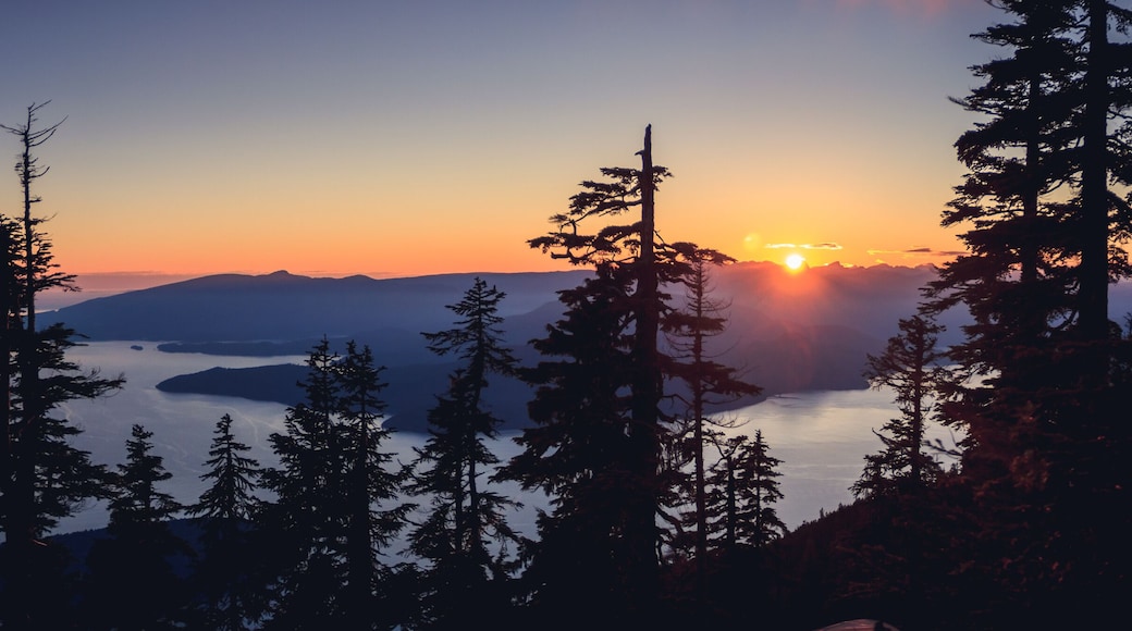 Sunset Over The Howe Sound