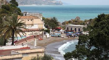 Beautiful beaches of Isola Bella Taormina