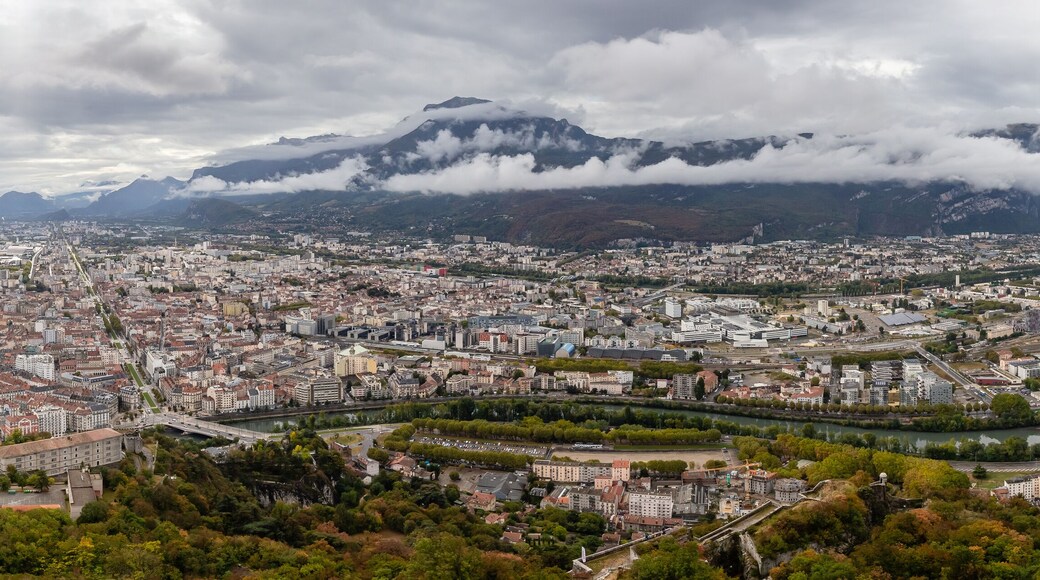 view of Grenoble since the Bastille