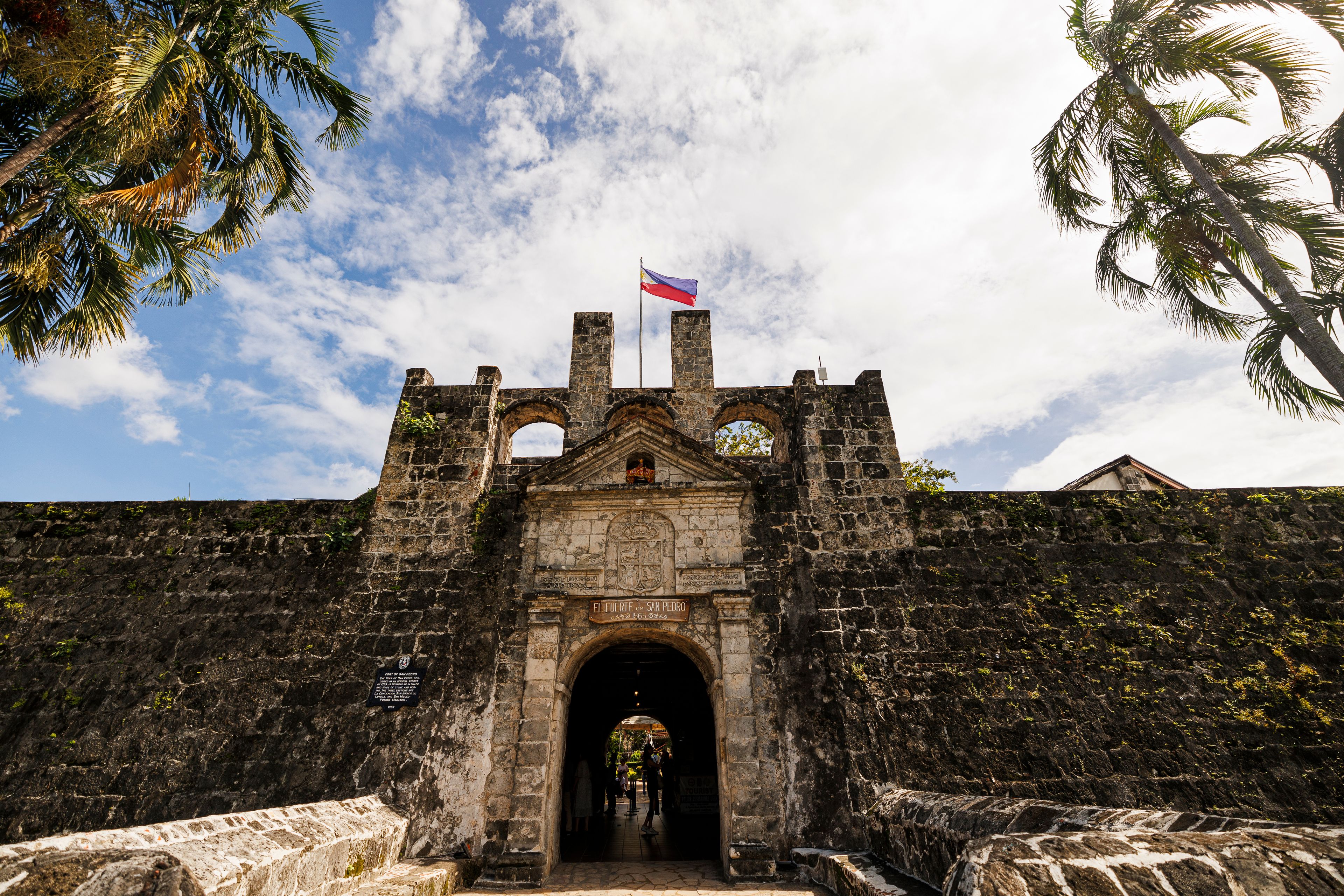 Historic Fort San Pedro in Cebu, Philippines
