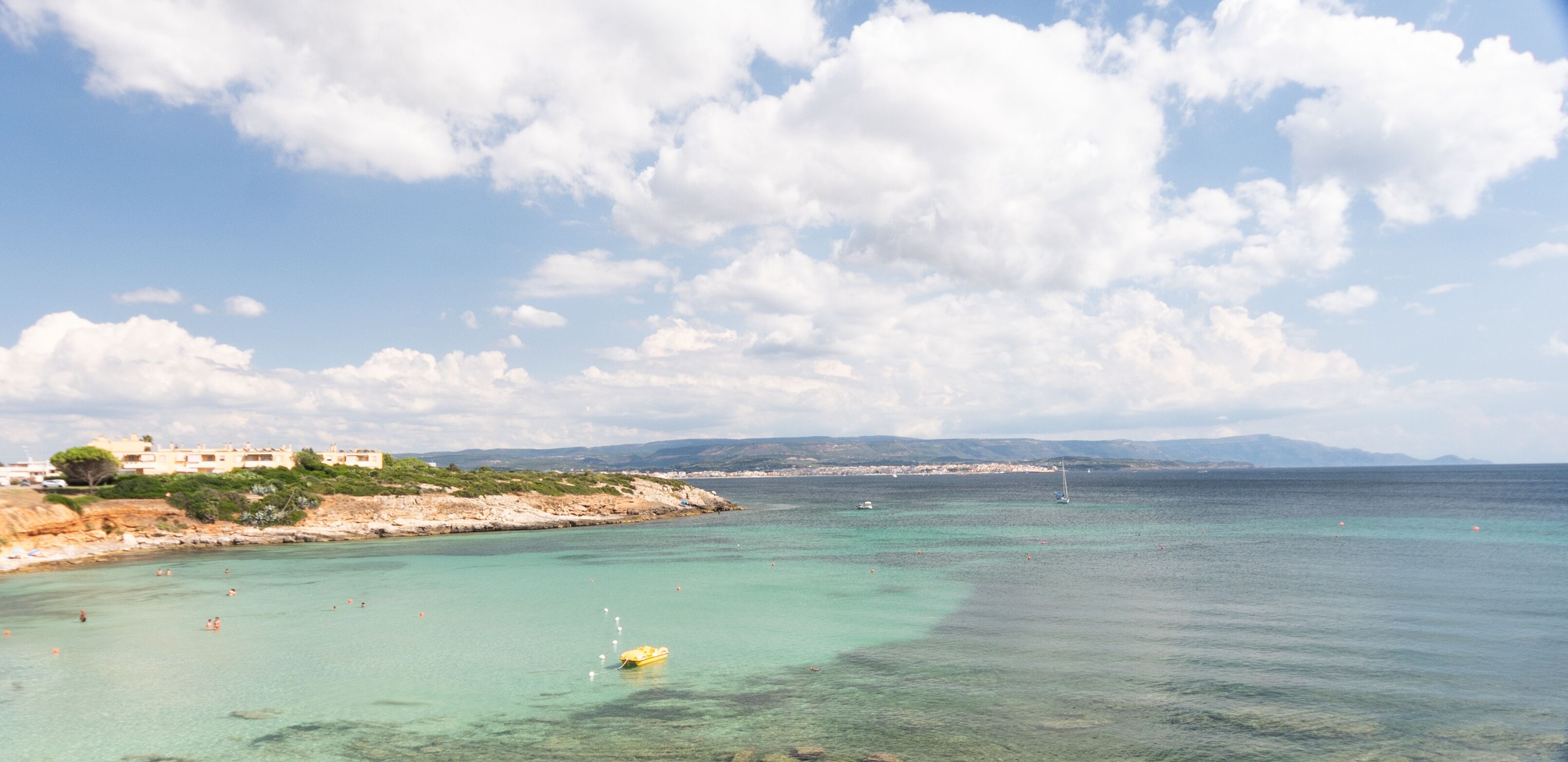 Beach Punta Negra, Fertilia, Sardinia.
