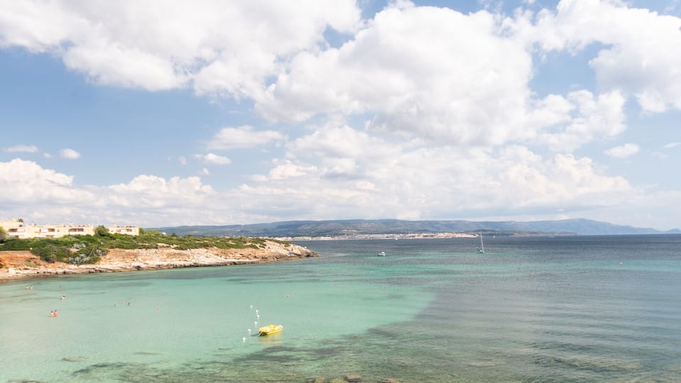 Beach Punta Negra, Fertilia, Sardinia.