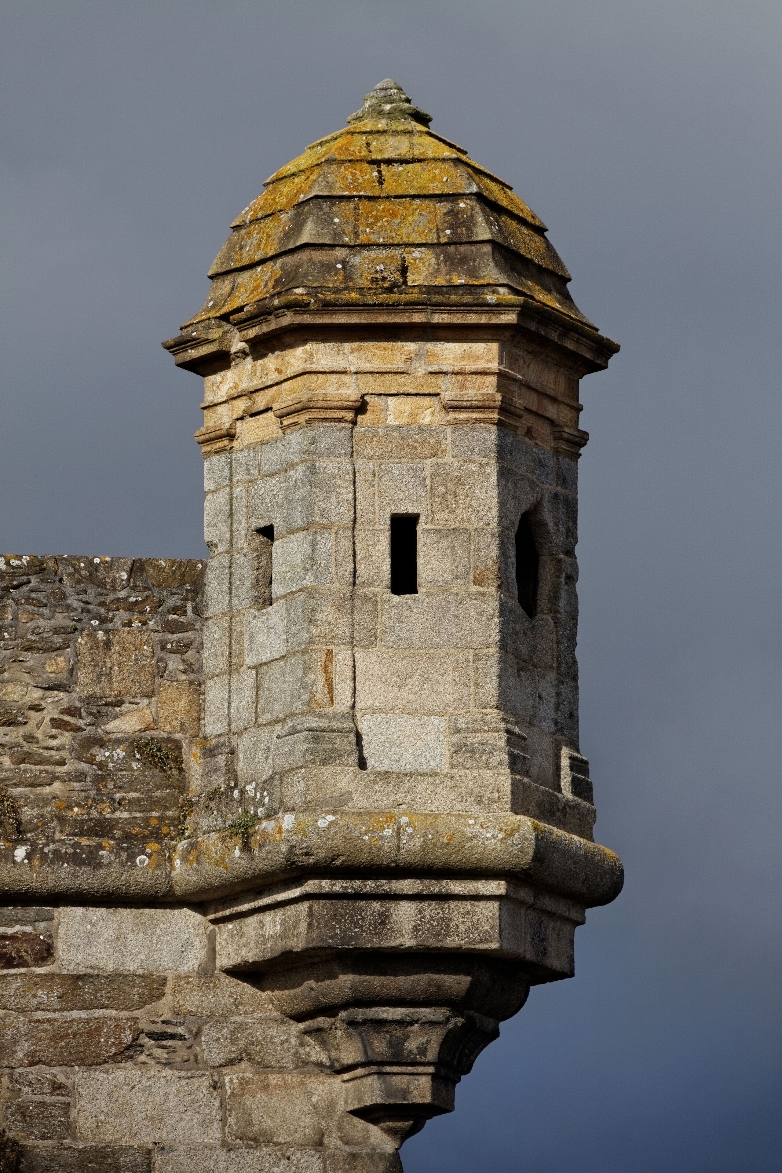 Une échauguette du château de Brest.