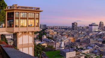 Panoramic Evening View of Genua - Italy