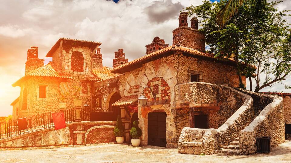 Ancient village Altos de Chavon - Colonial town reconstructed in