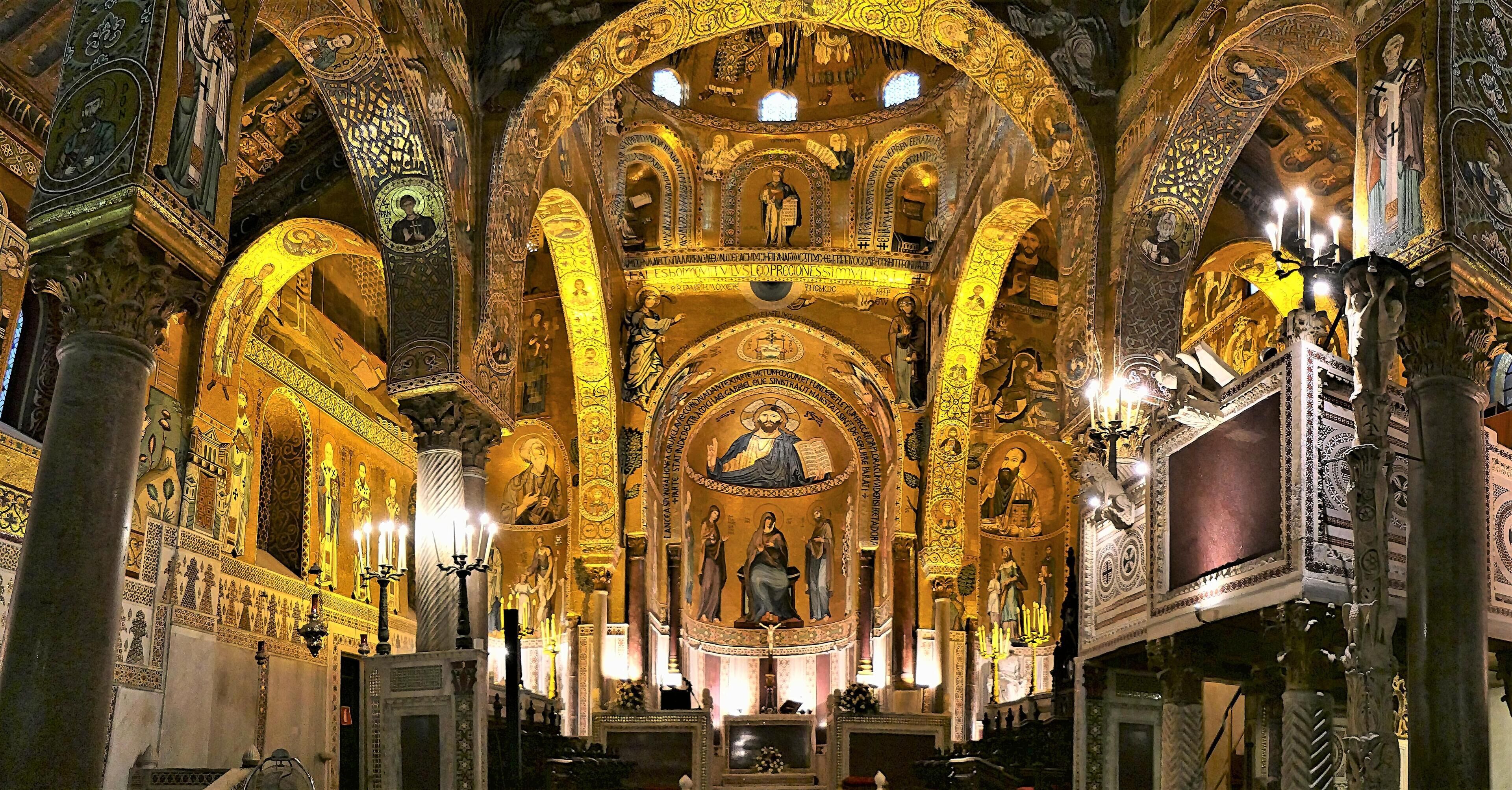 it's not painted but all mosaic work