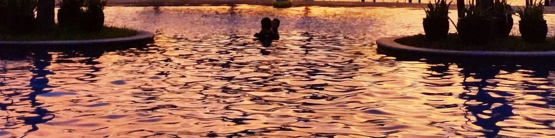 Awesome view of the sunset at Canyon Cove, Batangas.