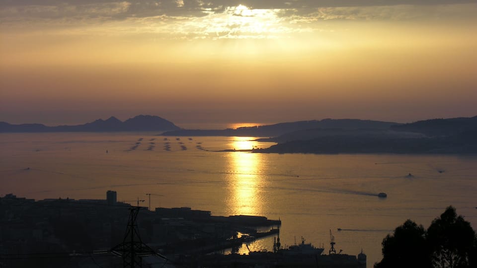 Vigo puesta de sol