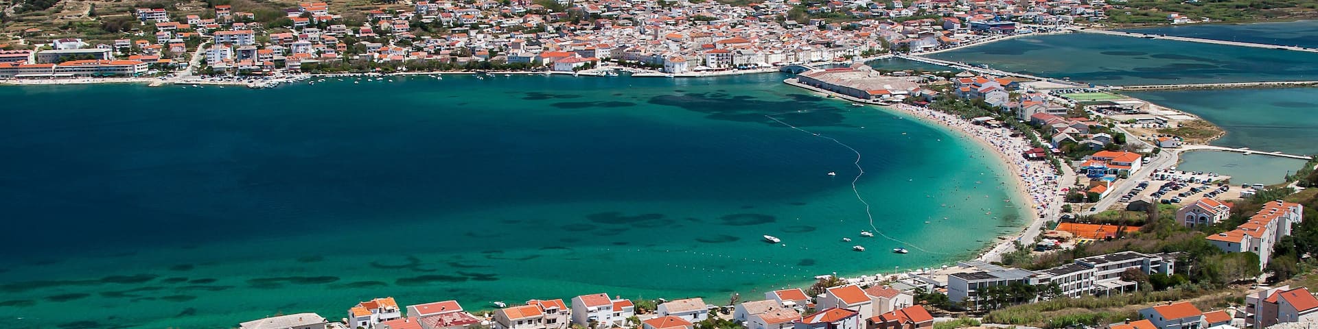 view of Pag in Croatia