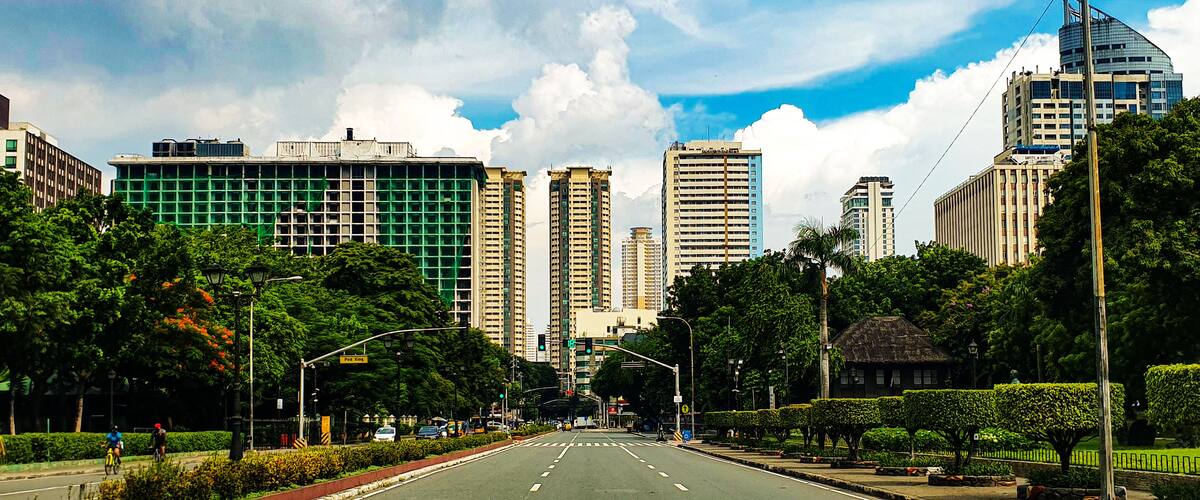 City View: Ma. Orosa St. Near Rizal Park in Manila, Philippines