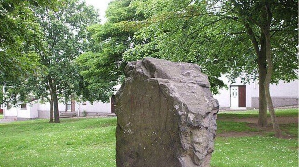 Pitcorthie Standing Stone This Standing Stone is right in the middle of the housing estate of Pitcorthie Dunfermline.