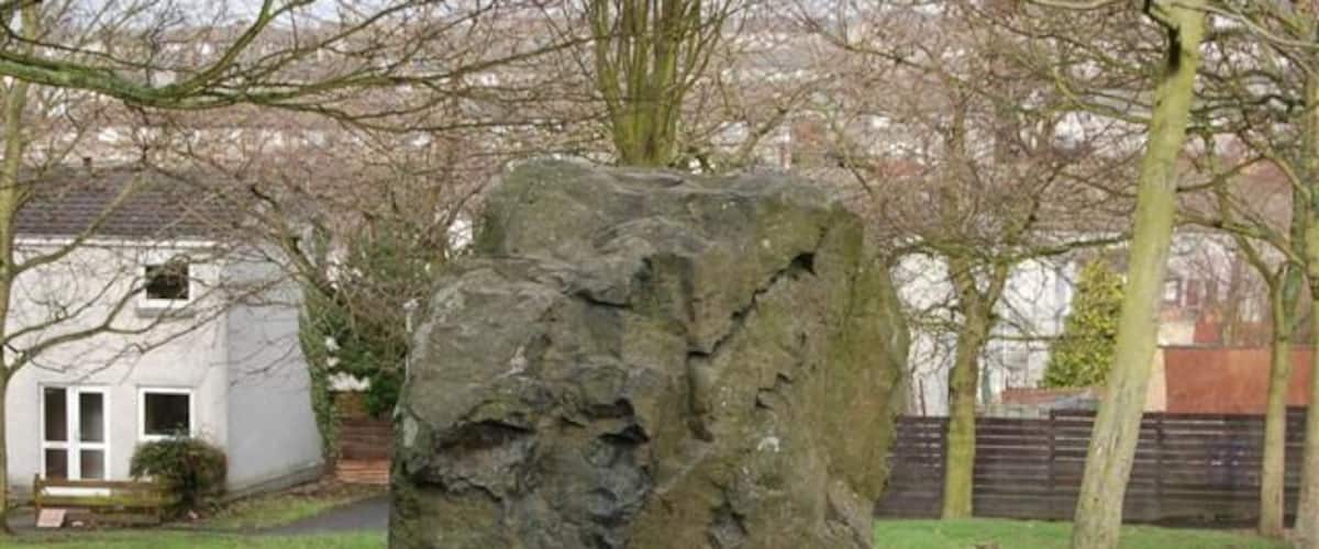 Standing Stone This megalith has been here for thousands of years, but the housing estate in which this stone stands, was only built in the 1970s. It's situated at Easter Pitcorthie in the Aberdour Road area of Dunfermline.