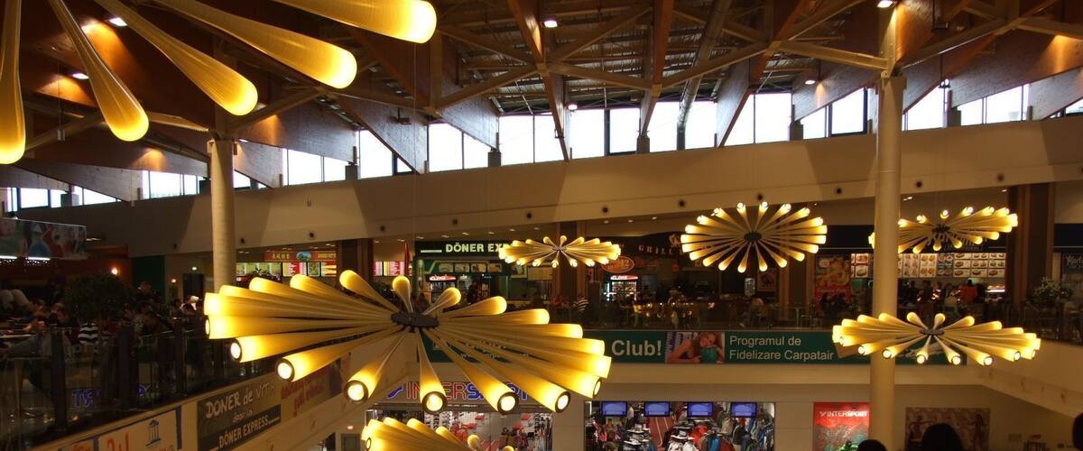 The 105 million Euro investment in Iulius Mall Timisoara brought over 330 national and international brands to the mall ensured 2,500 underground and overground parking places, a food court with a capacity of 1,700 people, Auchan hypermarket, Cinema City multiplex cinema with 7 auditoriums, bowling and billiard club, seasonal ice skating rink, pool, play area for children, casino, cafés and restaurants.
#architecture