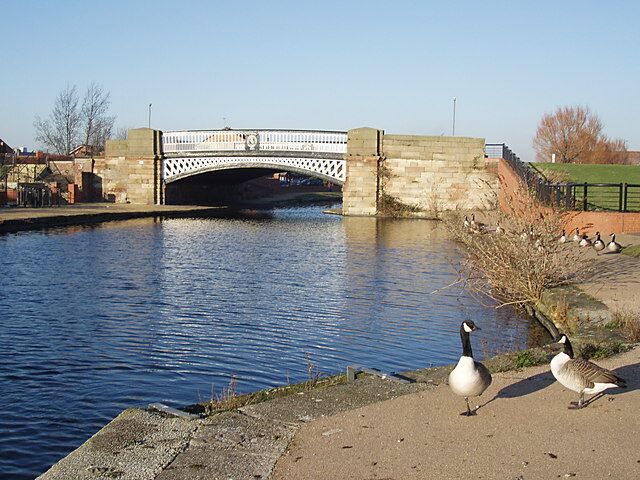 Photograph of Leigh Bridge near the west end of the Leeds and Liverpool Canal