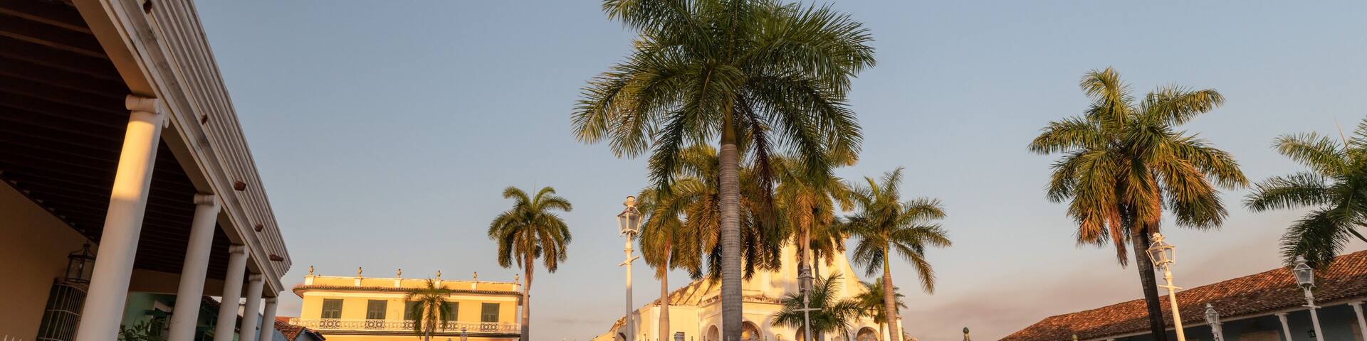 Santisima Church and Plaza Mayor of Trinidad in Cuba
