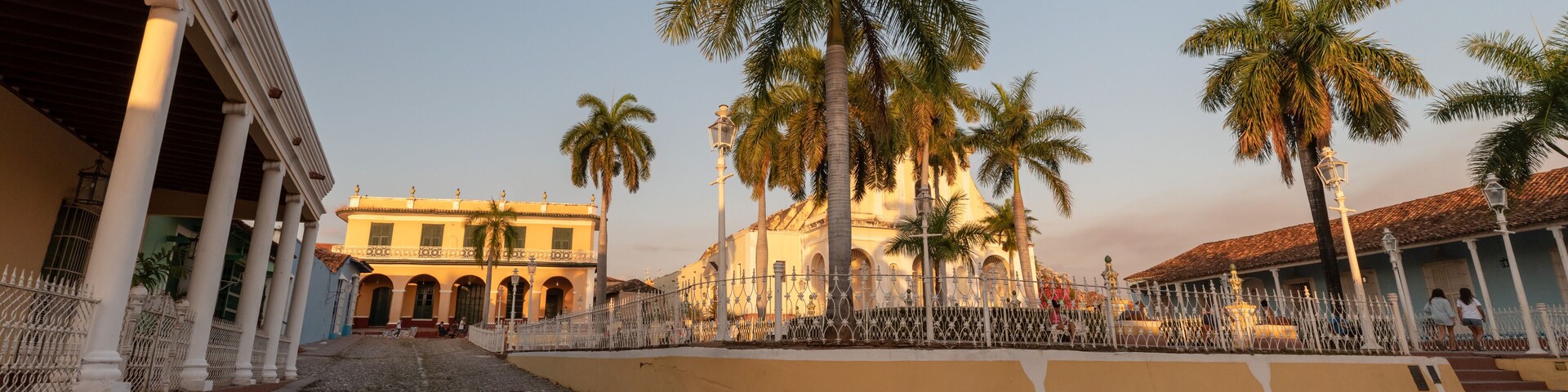 Santisima Church and Plaza Mayor of Trinidad in Cuba