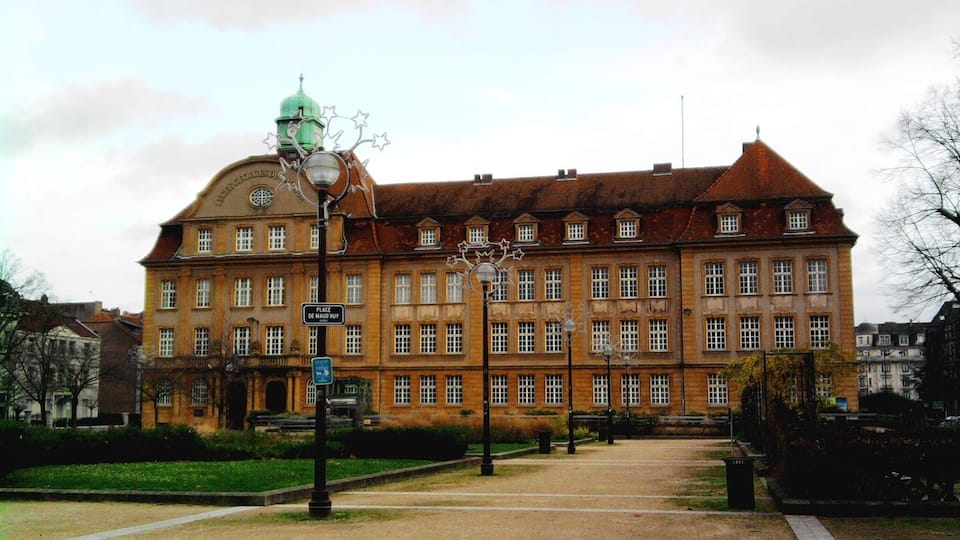 Georges de la Tour high school at Maud'Huy square in Metz, Moselle (France).