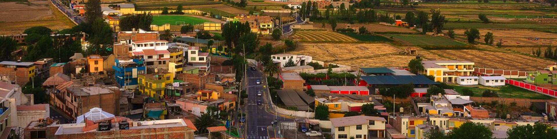 Sachaca district has the best views of Arequipa, Peru. You can climb up this tower for less than a buck and get a whole 360 panorama of the city. Great for sunsets.