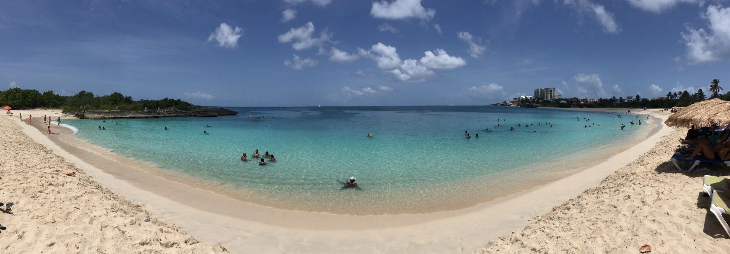 Mullet Bay Beach the most beautiful in St. Martin 