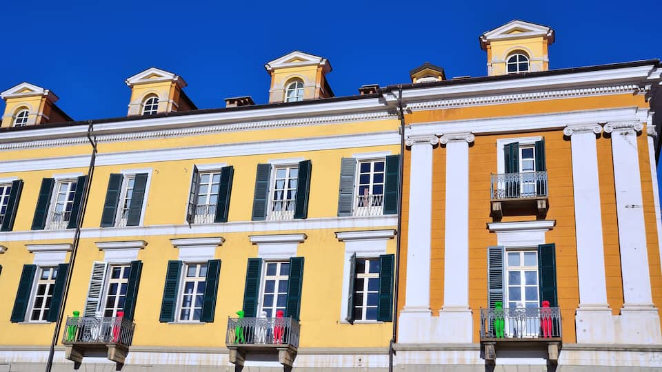 il centro storico di cuneo
