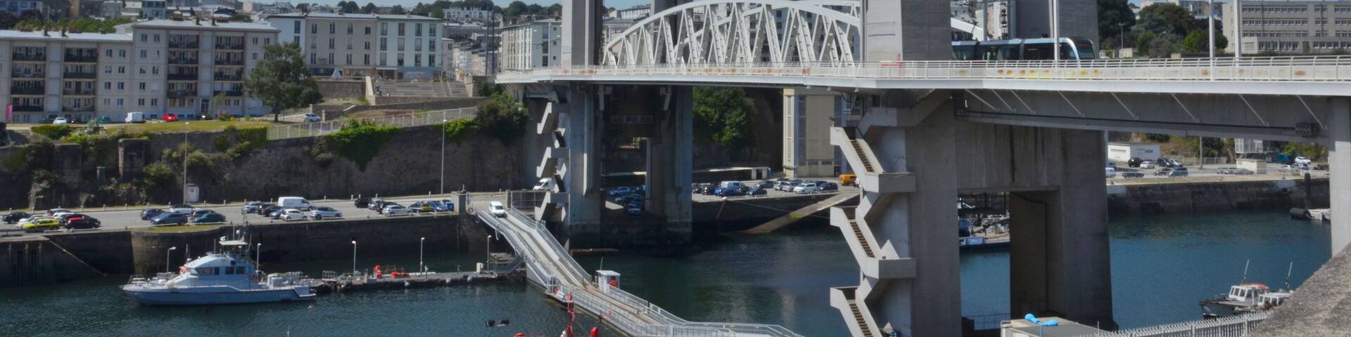 Pont de la Recouvrance, Brest, Brittany, France