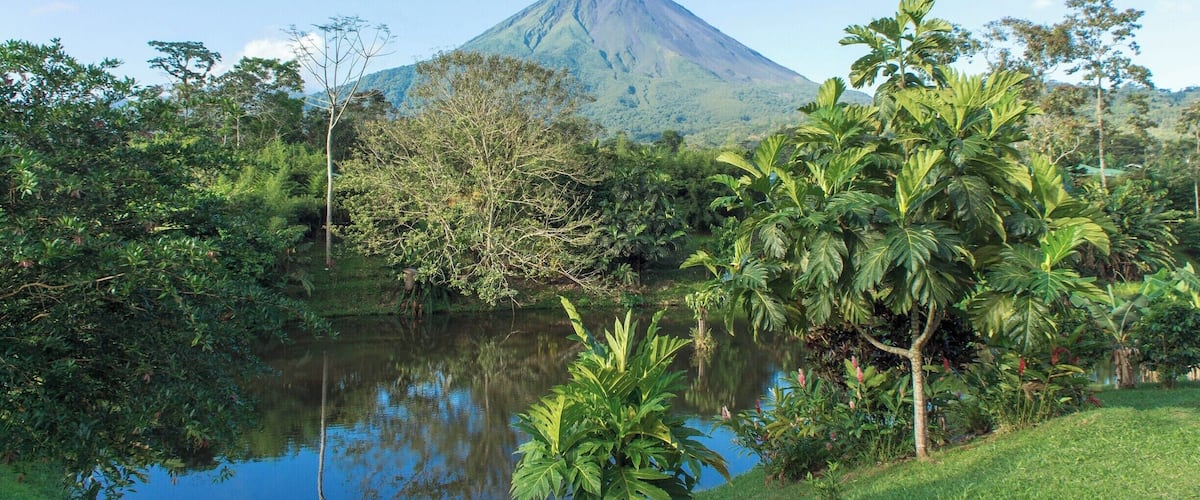 Views over to the (still active) Arenal volcano in Costa Rica, never failed to take my breath away.