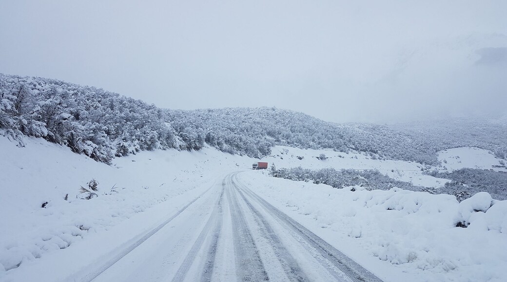 Ruta 40 llendo a san carlos de bariloche postales de invierno patagonico ❄❄