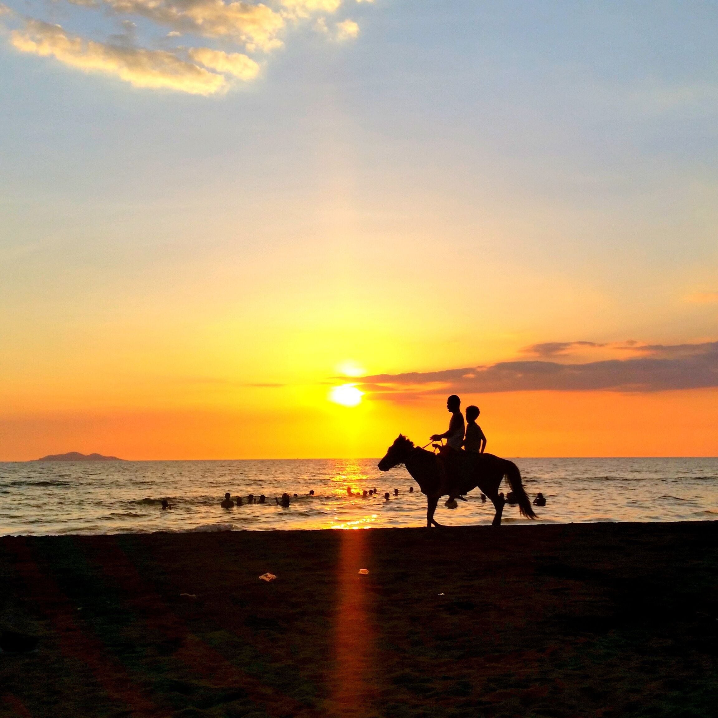 Sunset in Nasugbu, Batangas. 