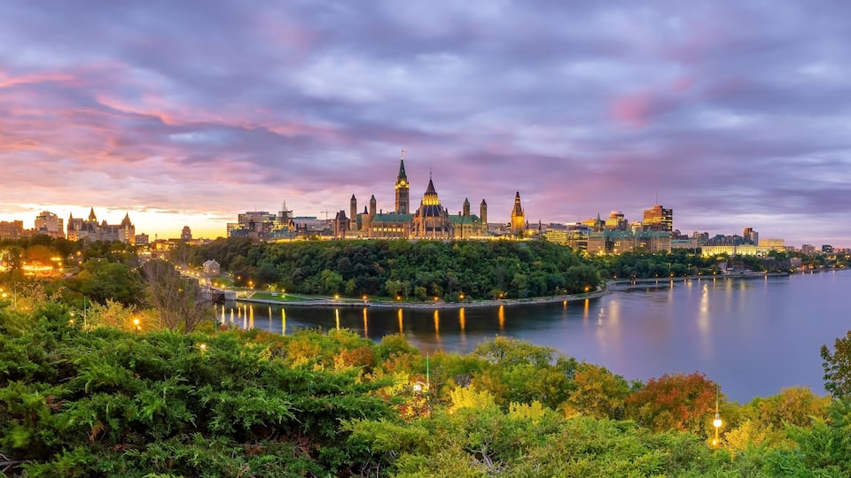 Parliament Hill in Ottawa, Ontario, Canada