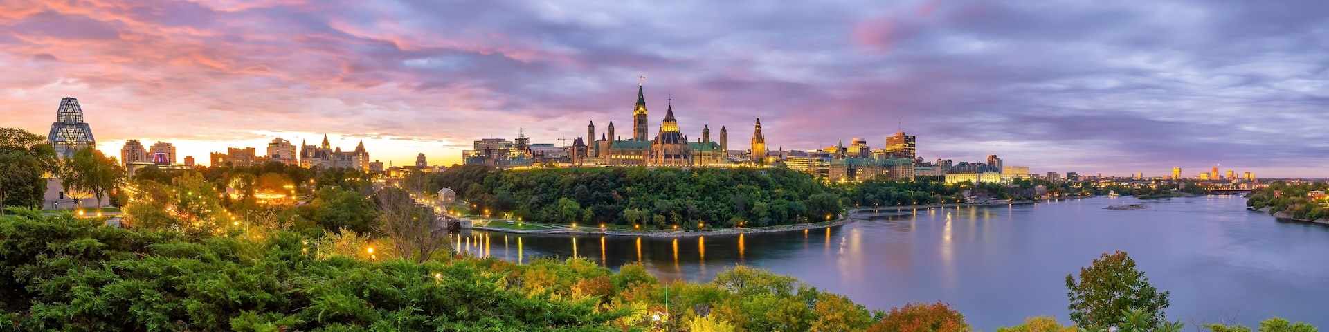 Parliament Hill in Ottawa, Ontario, Canada