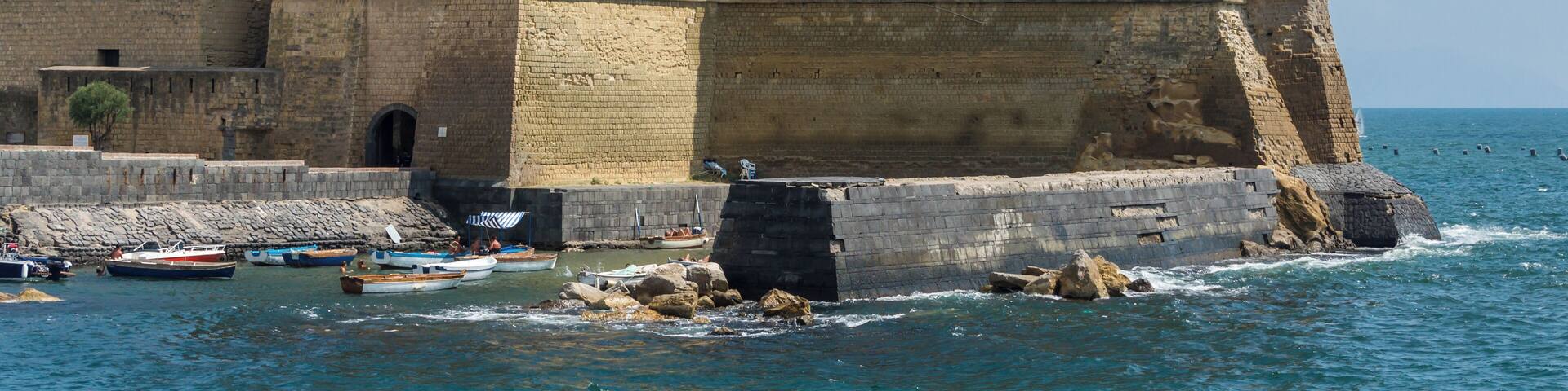 Castel del'Ovo in Naples, Italy.