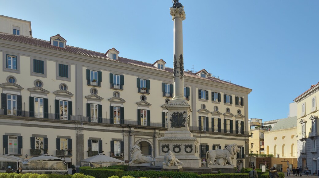 Piazza dei Martiri square in Naples.