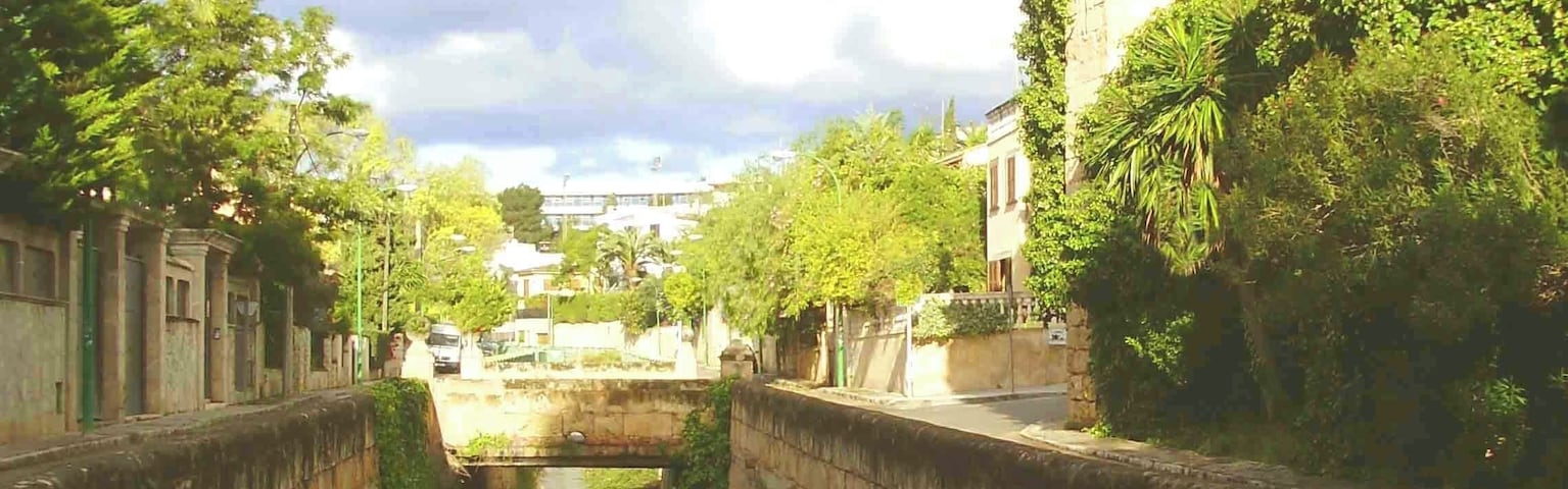 Palma de Mallorca - Torrente del Paseo "Ecquador", cerca de las escalinatas de Cala Virgili.