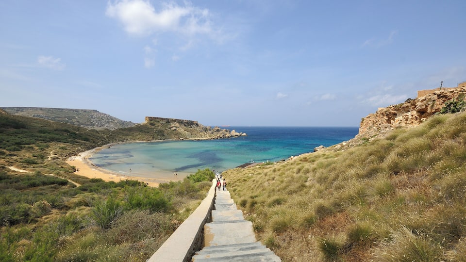 Ghajn Tuffieha Bay - Mugiarro, Malta - April 23, 2013
