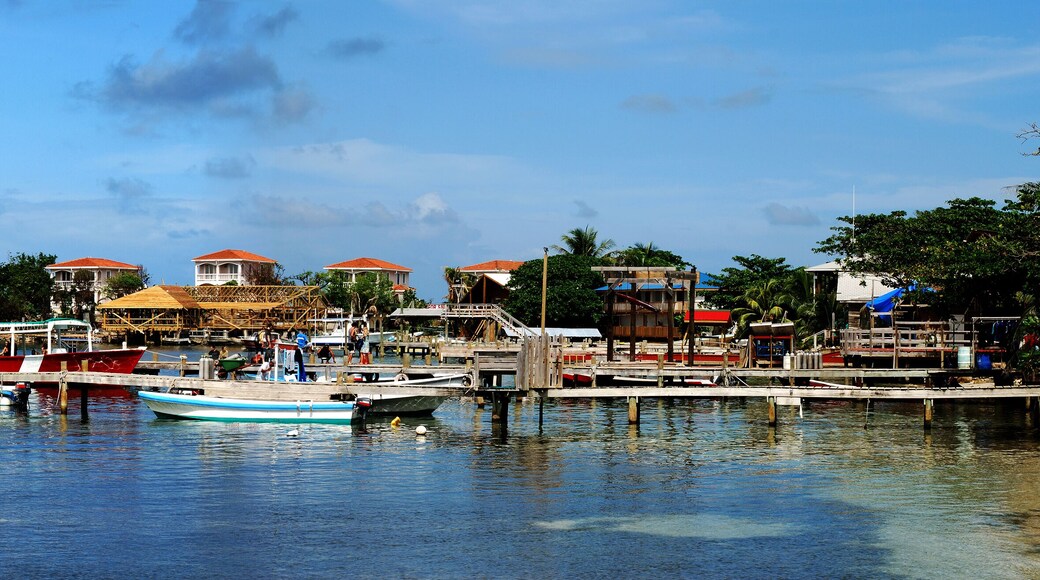 West End village, divers' capital on Roatan island, Honduras.