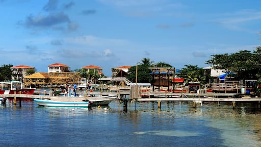 West End village, divers' capital on Roatan island, Honduras.