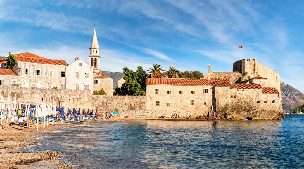 Panorama of Budva Old town