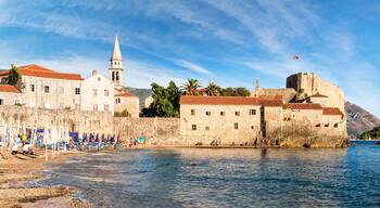 Panorama of Budva Old town